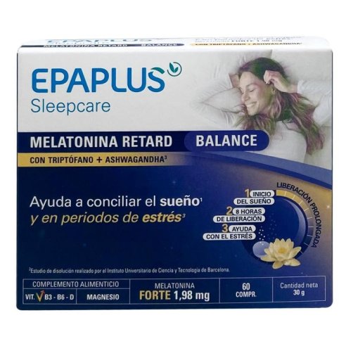 EPAPLUS SLEEPCARE MELATONINA RETARD BALANCE 60...