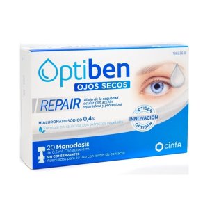OPTIBEN OJOS SECOS REPAIR 20 MONODOSIS