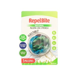 REPEL BITE NATURAL PULSERA DE CUERDA CON CITRONELA 3...