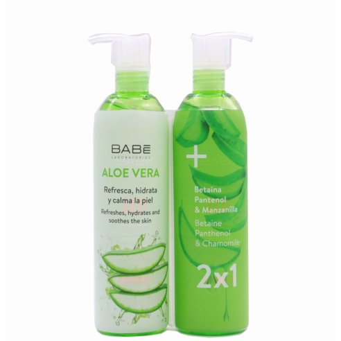 Pack BABE ALOE 100 2x300 ml