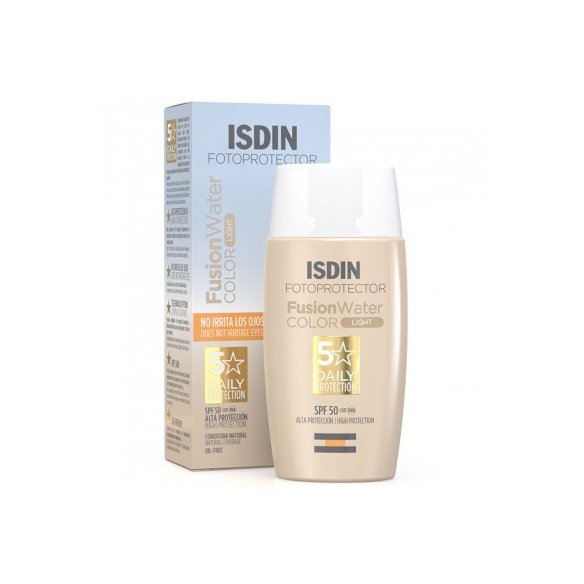 ISDIN F-50 FUSION WATER LIGHT COLOR 50 ML