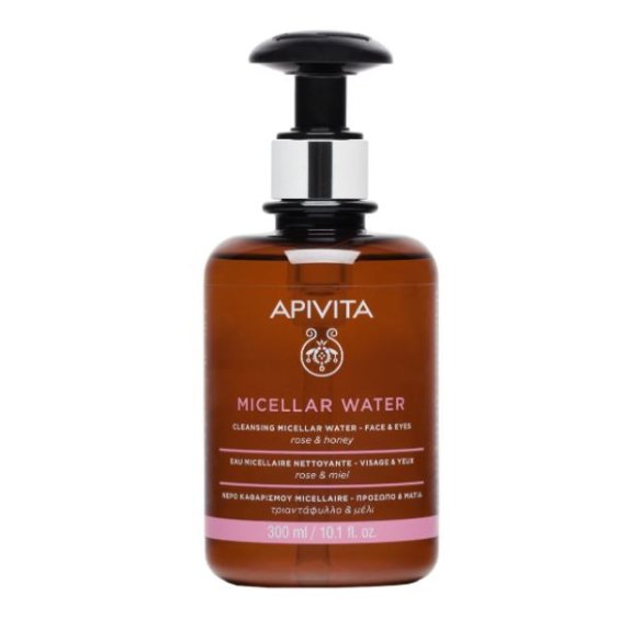 APIVITA CLEANSING MICELAR 300 ML (NEW) ROSA Y MIEL