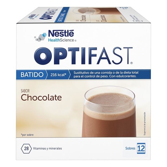 OPTIFAST CHOCOLATE 53 GR 12 SOBRES