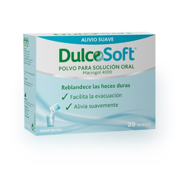 DULCOSOFT POLVO PARA SOLUCION ORAL 20 SOBRES