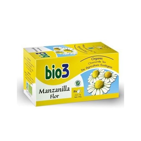 BIO3 MANZANILLA ECOLOGICA 25 FILTROS 1,5 G