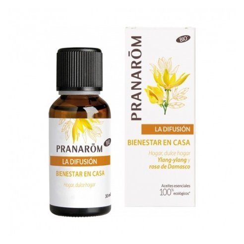 PRANAROM DIFUSION BIENESTAR YLANG-YLANG Y ROSA...