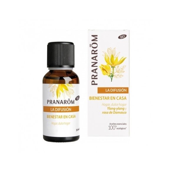 PRANAROM DIFUSION BIENESTAR YLANG-YLANG Y ROSA DE DAMASCO
