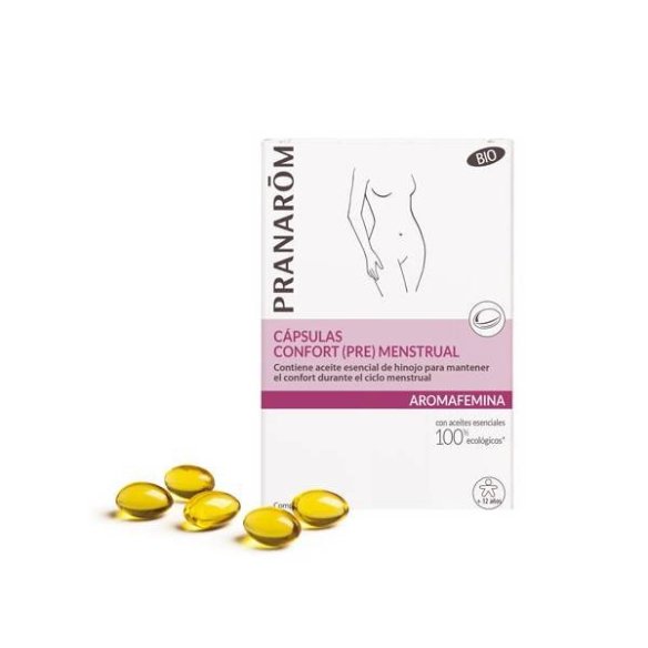 PRANAROM AROMAFEMINA CONFORT PREMENSTRUAL BIO 30 CAPSULAS