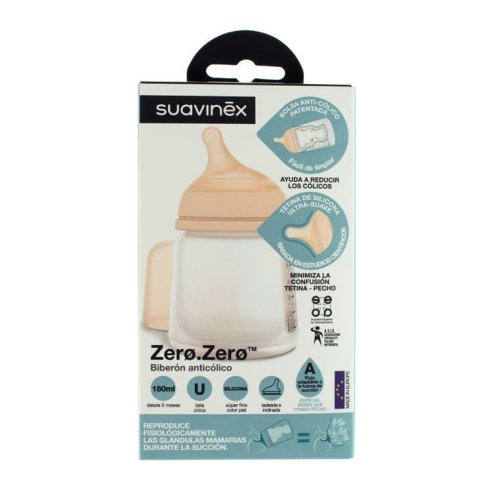 SUAVINEX BIB ZERO ANTICOL TET SIL FLUJO...