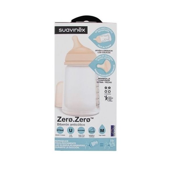 SUAVINEX BIB ZERO ANTICOL SIL FLUJO MEDIO TALLA UNICA