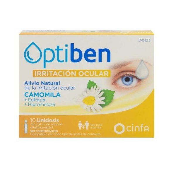 OPTIBEN OJOS IRRITADOS 10 MONODOSIS