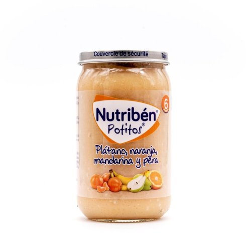 NUTRIBEN GRANDE PLATANO NARANJA MANDARINA Y PERA