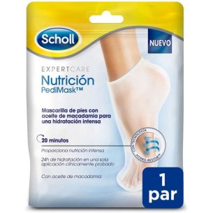 SCHOLL PEDIMASK MASCARILLA NUTRITIVA PIES 1 PAR