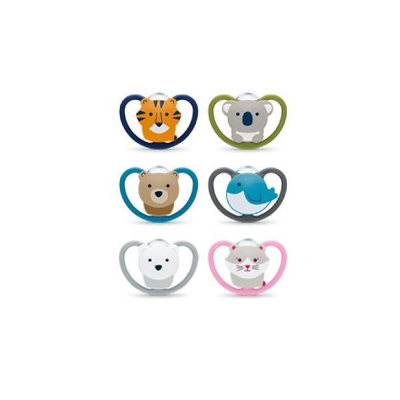 NUK CHUPETE SILICONA SPACE 18-36 M 1 U