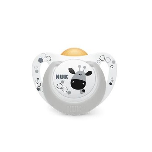 NUK CHUP LATEX  6-18 M 2UDS SAFARI CON CAJA...