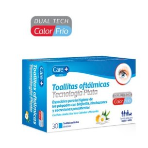 CARE 30 TOALLITAS PLATA CALOR/FRIO TOALLITAS OFTÁMICAS