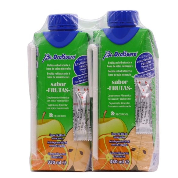 BIORALSUERO 330 ML SABOR FRUTAS 2 BRICK