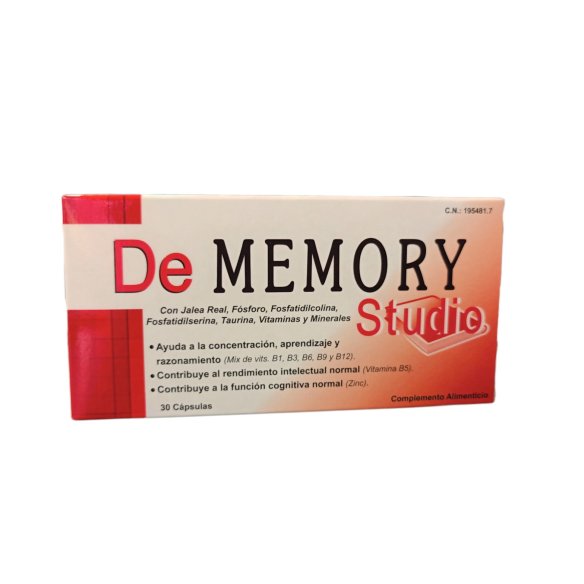 DEMEMORY STUDIO 30 CAPS  DE MEMORY STUDIO 30 CAP