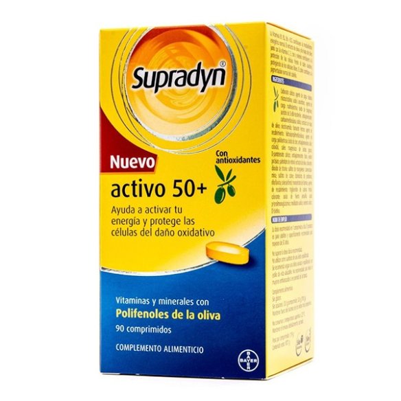 SUPRADYN ACTIVO 50 ANTIOXIDANTES 90 COMPRIMIDOS
