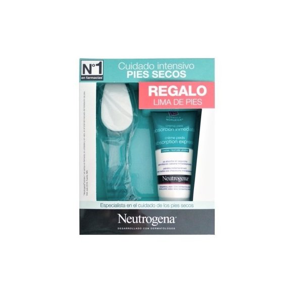 NEUTROGENA PIES CREMA RAPIDA ABS 100 ML REGALO LIMA