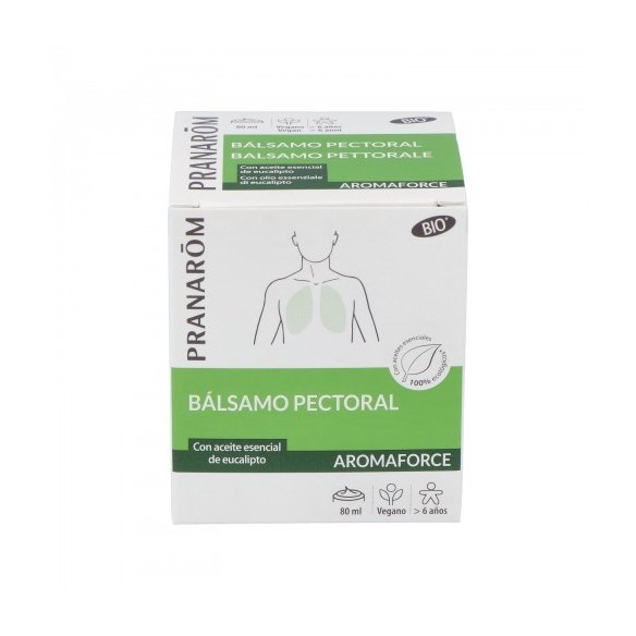 PRANAROM AROMAFORCE BALSAMO RESPIRACION FACIL 80 ML