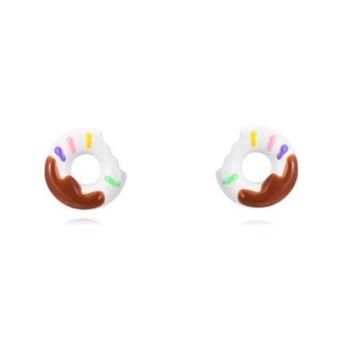 BOTICOS PENDIENTE DONUT ENAMEL