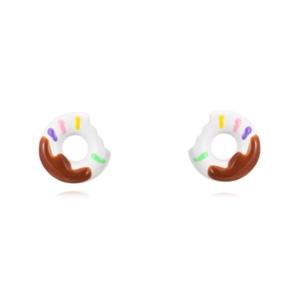 BOTICOS PENDIENTE DONUT ENAMEL