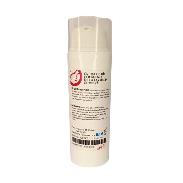 Crema de día con colágeno de la Farmacia Guimerà 50 ml