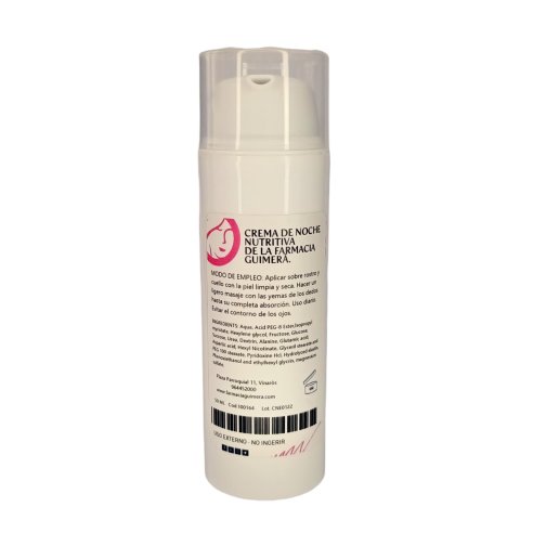 Crema de noche nutritiva con elastina de la...