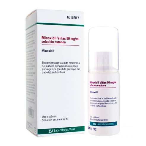 MINOXIDIL VIÑAS 50 MG/ML SOLUCION CUTANEA 1...
