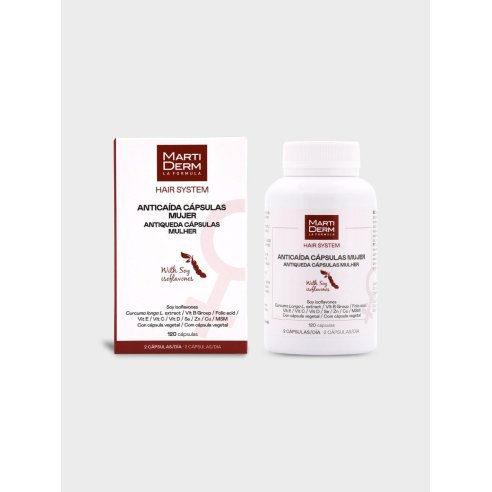MARTIDERM HAIR SYSTEM ANTICAIDA MUJER 120 CAPSULAS
