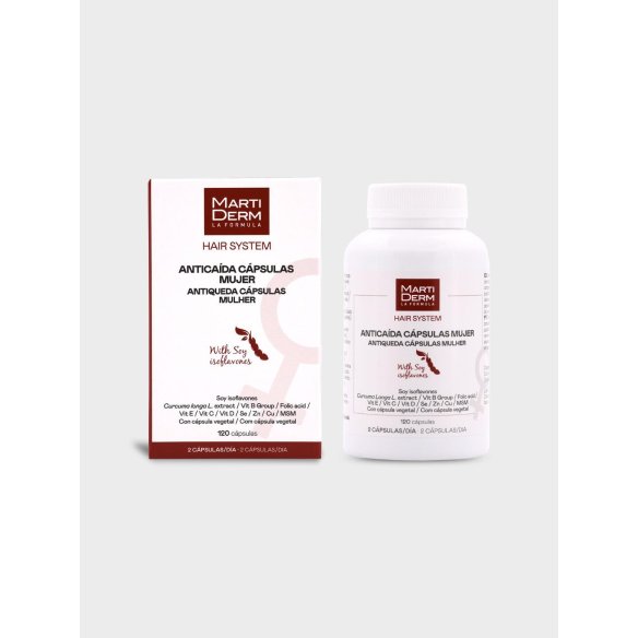 MARTIDERM HAIR SYSTEM ANTICAIDA MUJER 120 CAPSULAS
