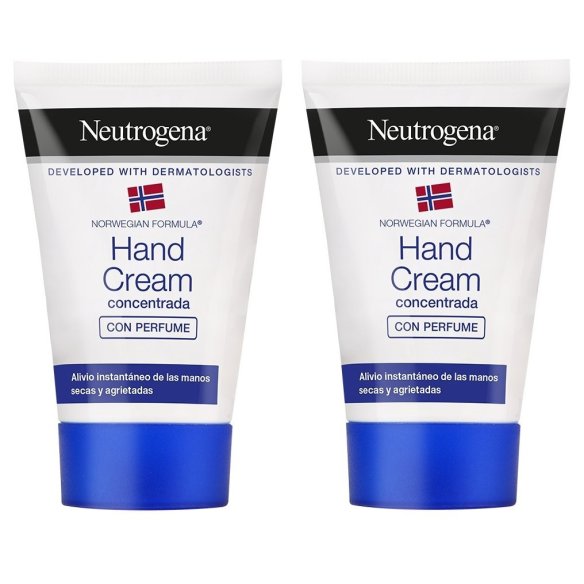 Neutrogena® Crema de Manos Concentrada Con Perfume 2x50 ml