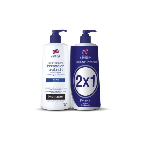 NEUTROGENA Fórmula Noruega® Loción Corporal Hidratación Profunda 2x750 ml