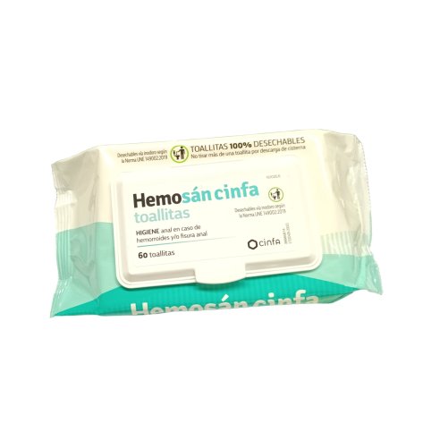 Hemosán cinfa 60 toallitas