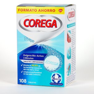 COREGA OXIGENO BIO-ACTIVO GRANDE PASTILLAS LIMPIADORAS