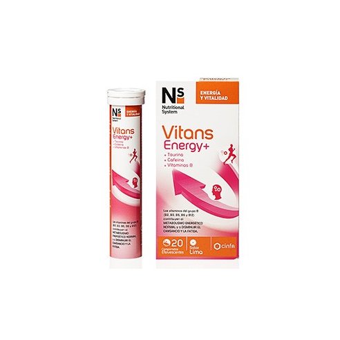 NS VITANS ENERGY COMPRIMIDOS EFERVESCENTES 20 COMP
