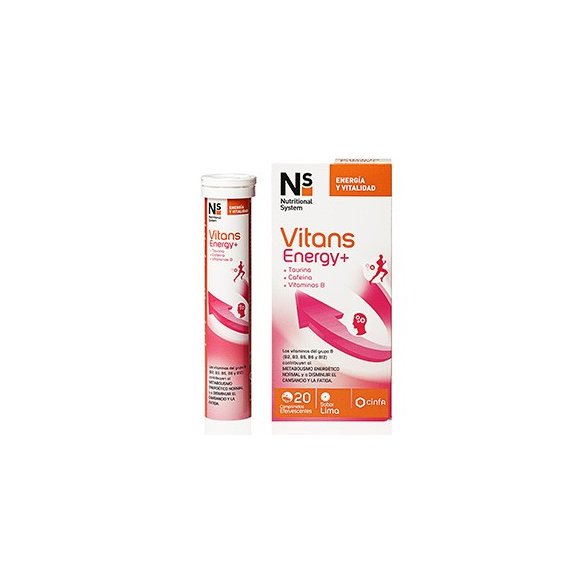 NS VITANS ENERGY COMPRIMIDOS EFERVESCENTES 20 COMP