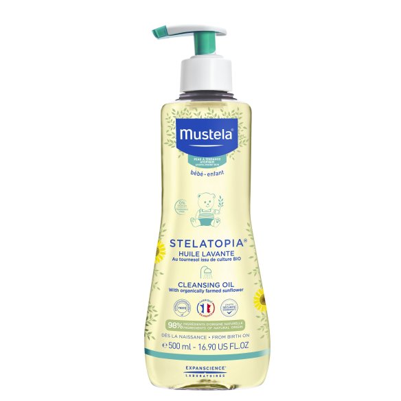 MUSTELA STELATOPIA ACEITE DE DUCHA Y BAÑO 500 ML