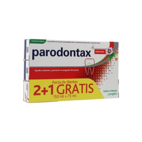 PARODONTAX ORIGINAL 3 UNIDADES 75 ML SABOR...