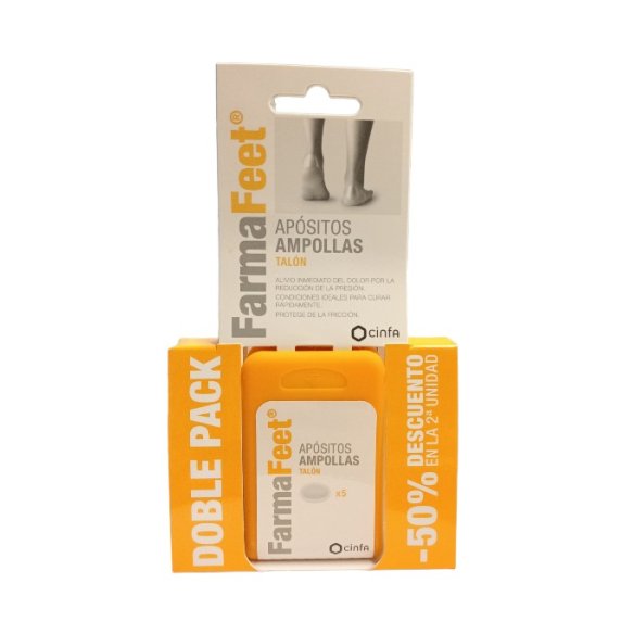 FARMAFEET AMPOLLAS TALON APOSITO ADHESIVO PACK DOBLE