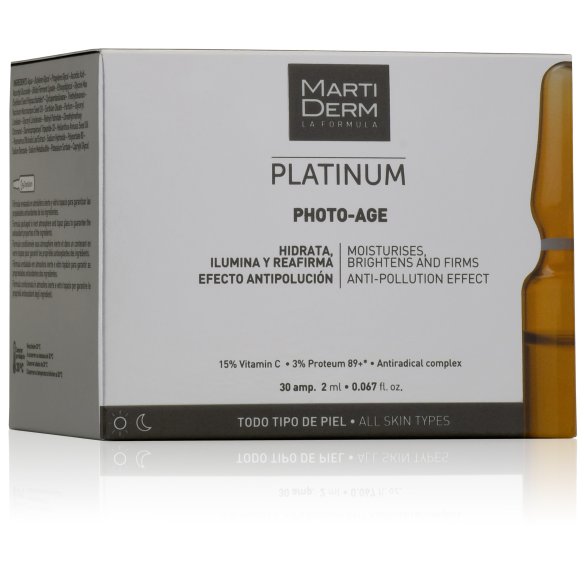 MARTIDERM PLATINUM Photo-Age 30 ampollas