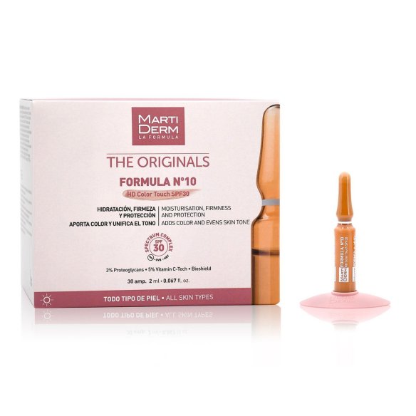 MARTIDERM F Nº 10 HD COLOR F-30 30 AMP 2 ML