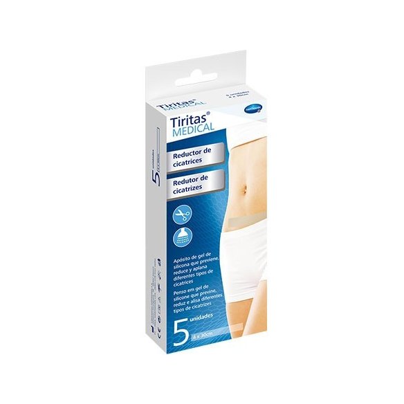 Tiritas MEDICAL Reductor de cicatrices 5 unidades 4 x 30 cm