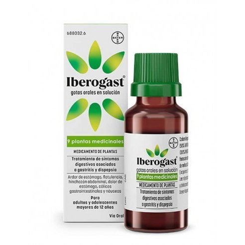 IBEROGAST GOTAS ORALES EN SOLUCION 1 FRASCO 20 ML