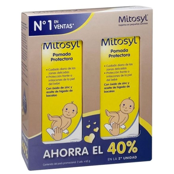 MITOSYL DUPLO POMADA PROTECTORA 2X65 G.