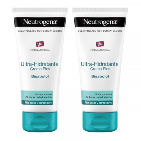 NEUTROGENA Fórmula Noruega® Crema de Pies Ultra Hidratante 2x100ml