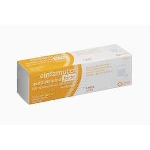 CINFAMUCOL ACETILCISTEÍNA FORTE 600MG COMPRIMIDOS...