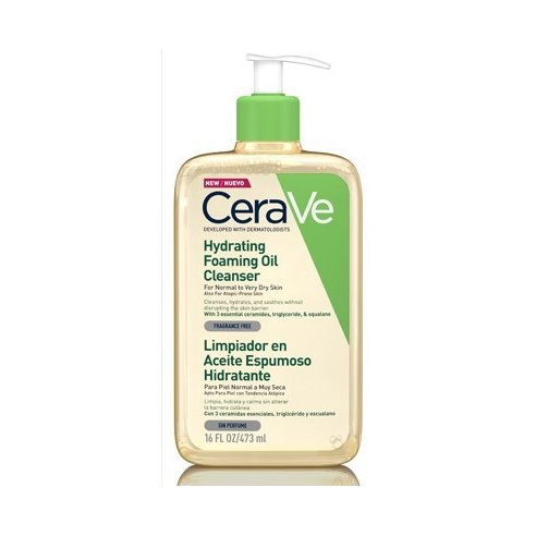 CERAVE LIMPIADOR ACEITE ESPUMOSO HIDRATANTE 1...