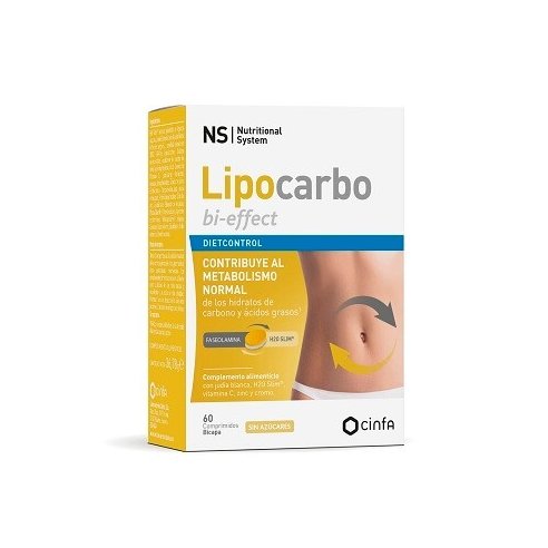 Ns Lipocarbo Bi-Effect 60 comprimidos bicapa